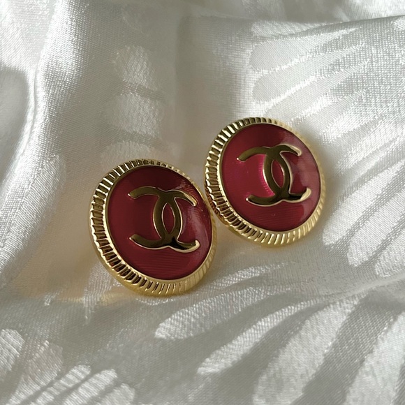 Authentic Statement Chanel Earrings - Picture 3 of 13